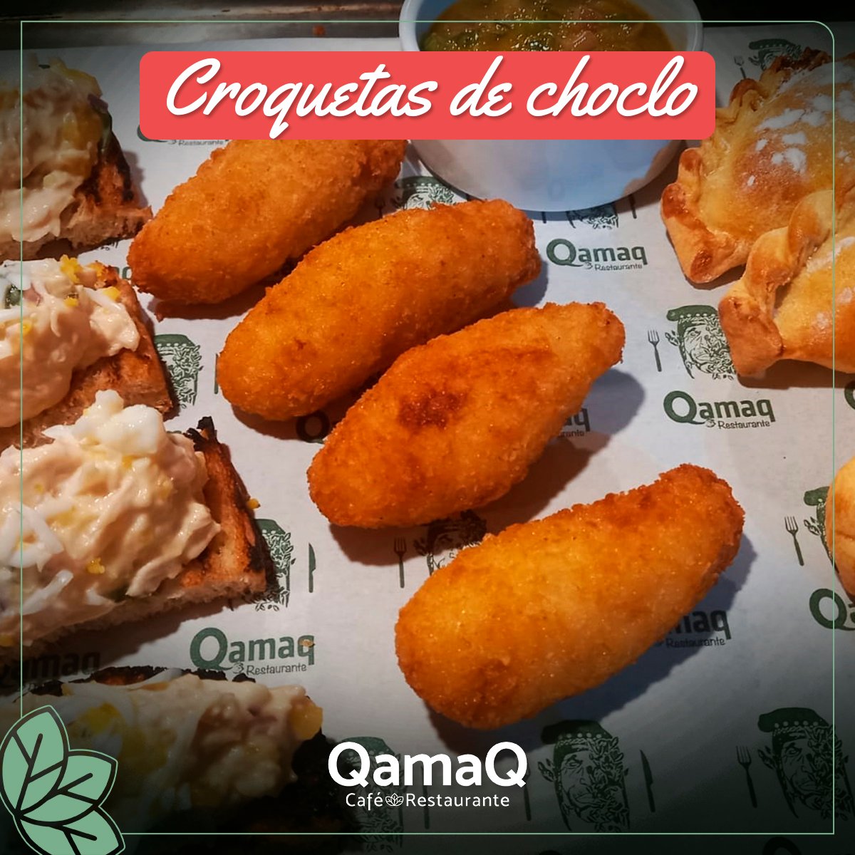 CROQUETAS DE CHOCLO CON QUESO