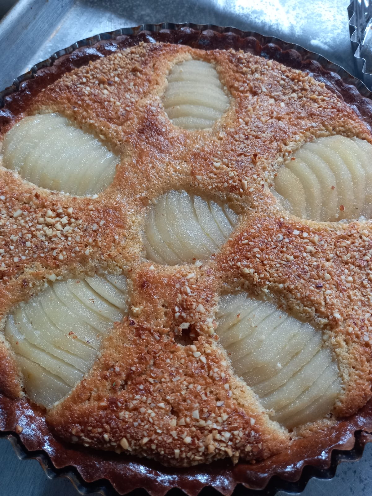 TARTA DE PERAS Y ALMENDRAS